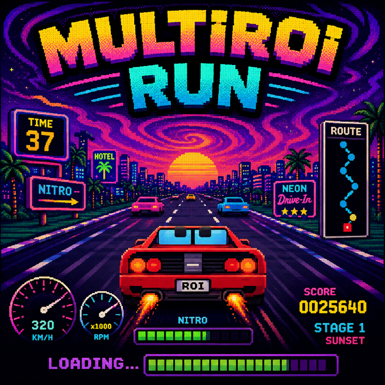 MULTIROI RUN cover art